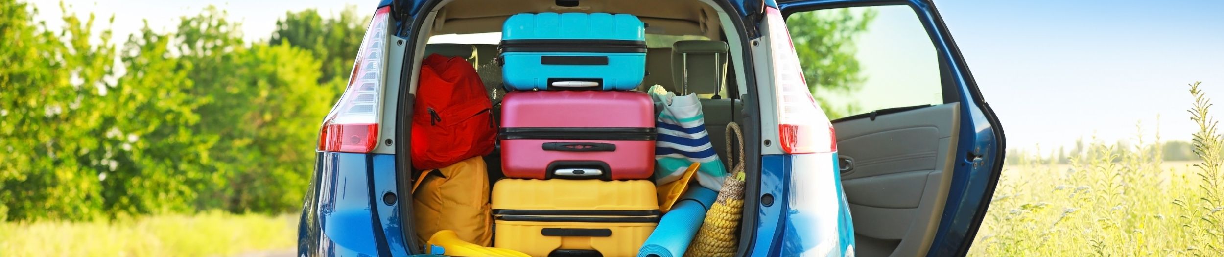 Car packed ready for a holiday
